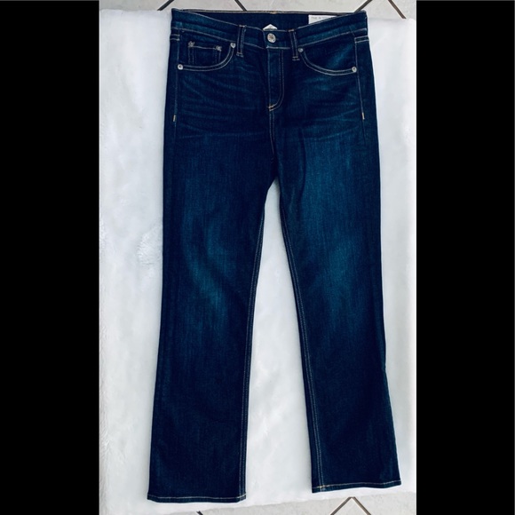 Rag & Bone High Waist 10” Inch Crop/Jean/Denim - Picture 5 of 8